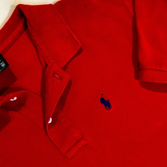 Polo Ralph Lauren Other - Ralph Lauren Red Short Sleeve Polo XL Classic Preppy Golf School Uniform Resort